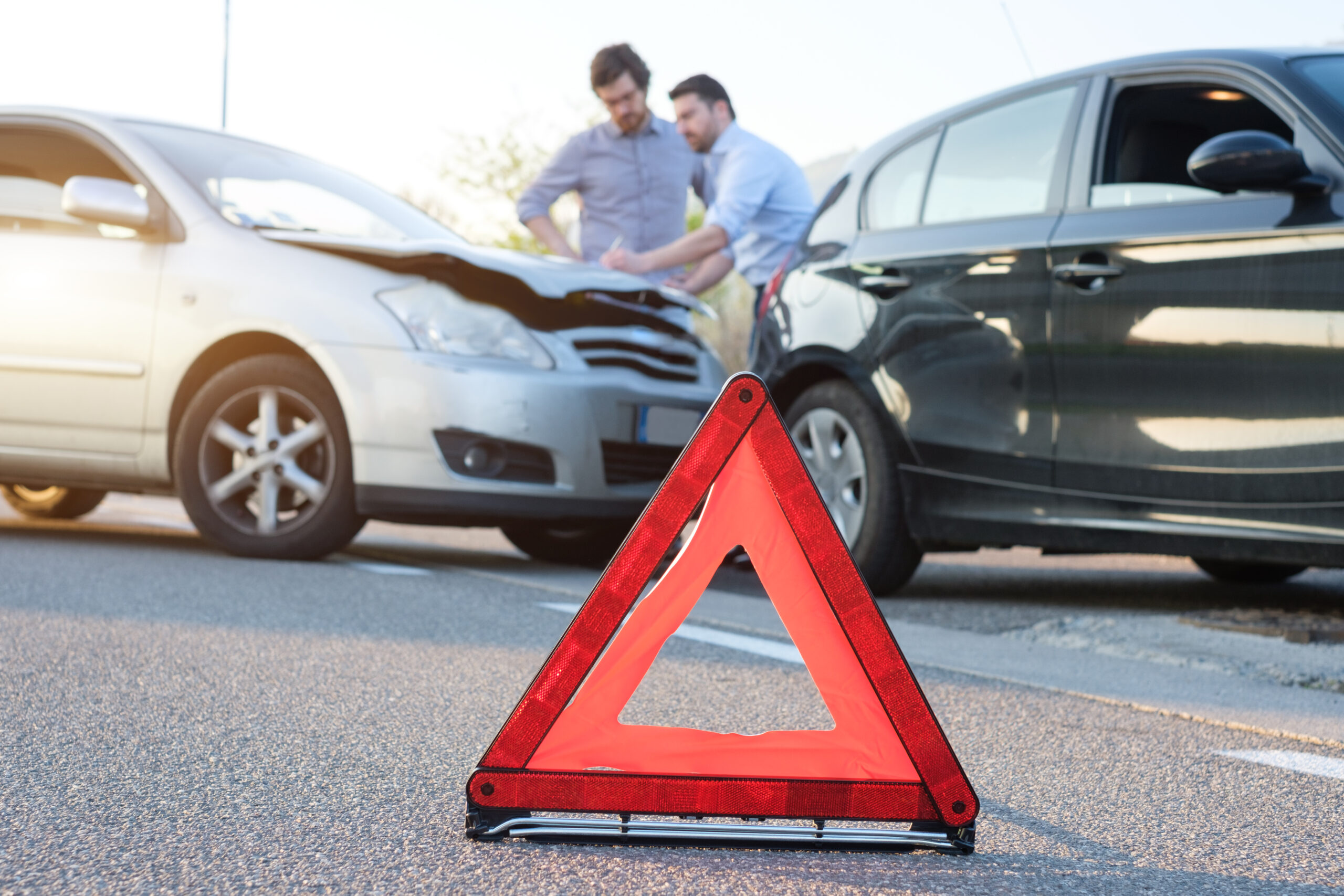 car accident scene